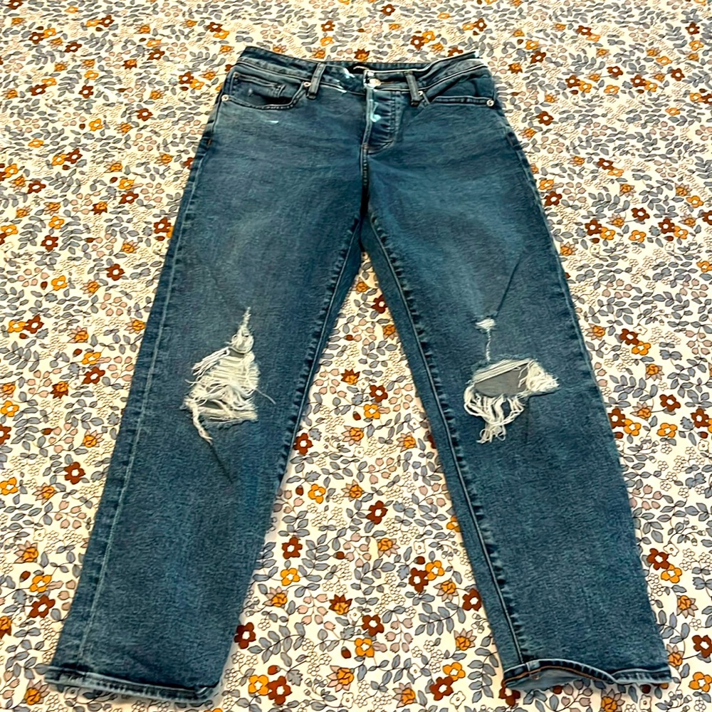 Women’s Express Boyfriend Mid Rise Jean size 4R